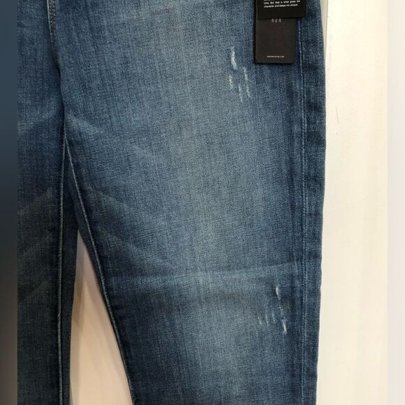 HUDSON - 🎉HP🎉 NWT L Sz 24 - Zoeey Straight-Leg Double Step Cropped/Social Grace - Picture 4 of 16